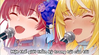 Poketto ni fantaji [Marine&Flare Cover | Vietsub]