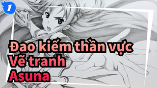 90phút để phác thảo Asuna | Đao kiếm thần vực Vẽ tranh_1