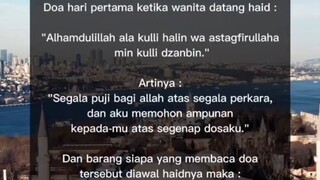 doa untuk wanita yang lagi haid