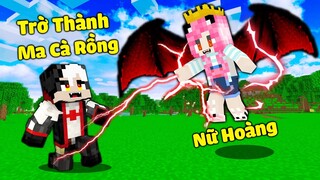 MỀU THỬ THÁCH 24 GIỜ LÀM NỮ HOÀNG MA CÀ RỒNG TRONG MINECRAFT*REDHOOD TROLL MỀU BẰNG QUỶ HÚT MÁU MCPE