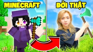 Nếu Noob Ruby Vào Thế Giới " MINECRAFT NGOÀI ĐỜI THẬT " Và Cái Kết Là...