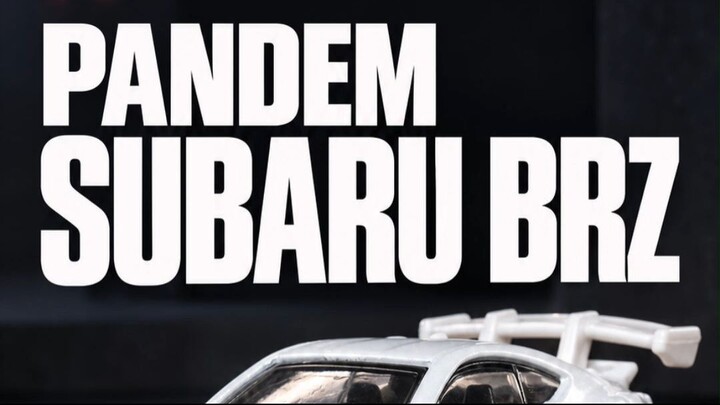 风火轮 Pandem Subaru BRZ｜宽体 JDM 车模细节展示！