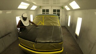 Chevy Truck 2 Tone Faded Paint Time Lapse