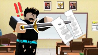 AKU GAK MAU NGERJAIN PR SEKOLAH!! | NO MORE HOME WORK | ROBLOX INDONESIA