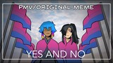YES AND NO (ft. Pinq) | Meme/PMV - Biphobia & Bisexual awareness (Trigger warning)