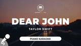 Dear John - Taylor Swift (Piano Karaoke)