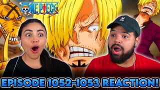 SANJI AWAKENS HIS GERMA POWERS! | One Piece Episode 1052 and 1053 REACTION
