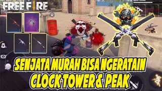 BORONG SENJATA DI MARKET! BISA NGERATAIN CLOCK TOWER & PEAK ANJAY! - GARENA FREE FIRE INDONESIA