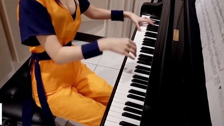 [Datang dan belajar piano dari adikku] Dragon Ball Z GT CHA-LA HEAD-CHA-LA+DAN DAN 心enchant かれてく
