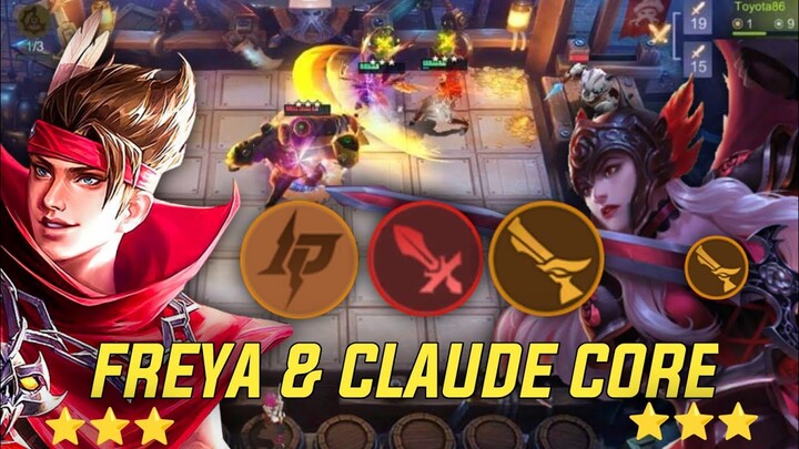 INDO META FREYA & CLAUDE 3 STAR CORE GUNNER & WM SYNERGY - Magic Chess 2022