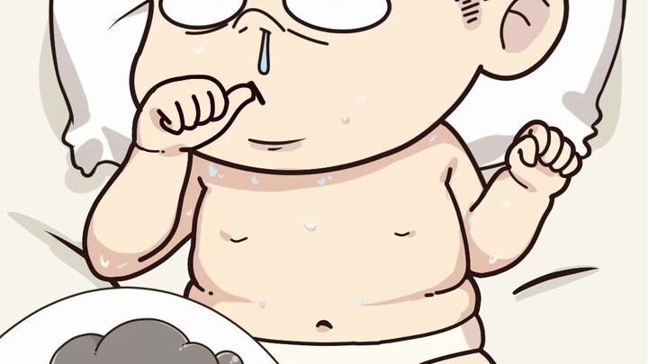 It’s so hot, yet you’re slathering on so much baby powder—now the baby’s neck is all chafed!