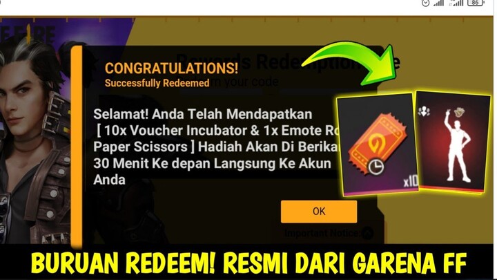 RESMI GARENA! KODE REDEEM FREE FIRE TERBARU HARI INI 9 MEI 2022
