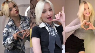 يمكنها التعامل مع أي تسريحة شعر! ❤️تعالوا وشاهدوا حركات لينا الرائعة على شكل قلب!
