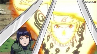 Semua orang melihat mode chakra nint tail Naruto ( SUB INDO )