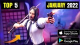 Top 5 NEW Android Games Of The Month JANUARY 2022 l High Graphics (Online/Offline)
