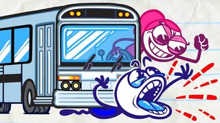 Pencilmiss Goes For A DRIVE! | Animation | Cartoons | Pencilmation