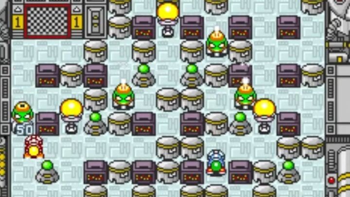 Bomberman 3 blooper 6 nivel 6 #snes jugando