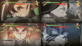 All Characters Finishing Cuts - Demon Slayer The Hinokami Chronicles (60FPS)