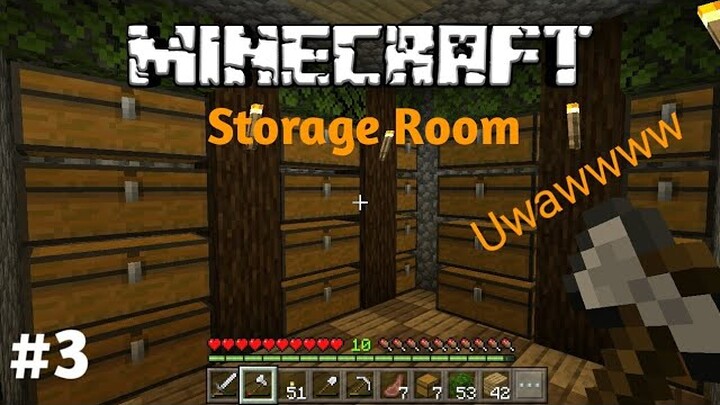 Storage Room Bawah Tanah - Minecraft Survival Indonesia