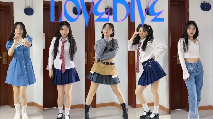 【Han】IVE《LOVE DIVE》เพลงคัฟเวอร์เต็มเพลง｜รับตั๋วเรือล่วงหน้าเพื่อตกหลุมรัก Fu｜ชุดผ้าไหม 6 ชุดที่ได้รั