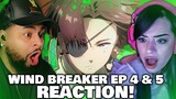 THIS FIGHT WAS UNFAIR! Wind Breaker EP4 & 5 REACTION