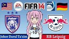 Miyako FIFA 14 | Johor Darul Ta'zim VS RB Leipzig