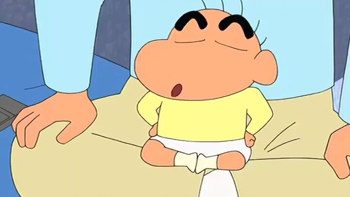 When Shin-chan was two years old, he had great luck in lotteries. He won whatever he said.