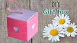 DIY Gift Box | How To Make Gift Box | EASY Paper Craft Ideas | Hộp giấy | Gấp hộp giấy