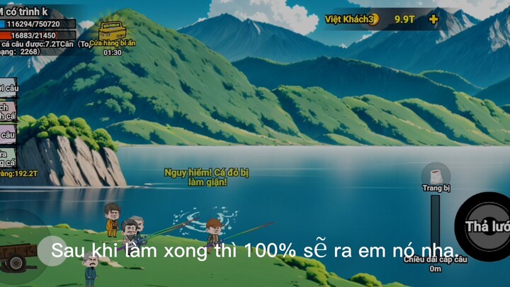 cách câu cá mới trong câu cá vạn cân