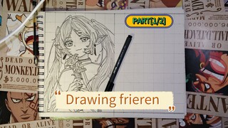 DRAWING FRIEREN DARI ANIME Frieren: Beyond Journey's End PART[1/2]BNW