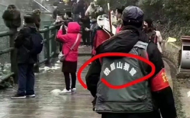 Akhirnya, ada yang merawat monyet-monyet di Gunung Emei #Emeishan #Monyet #PenjagaMonyet Monyet-mony