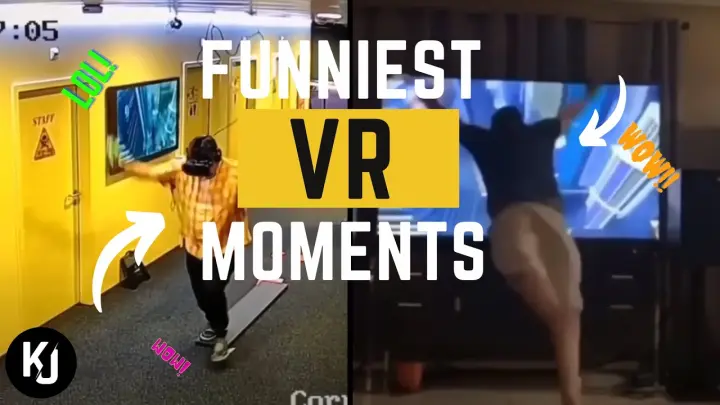 Funny VR moments compilation VR Fails 2020