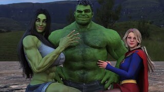 She Hulk vs Supergirl 2022
