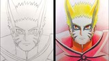 How to Draw Naruto Baryon Mode - Boruto