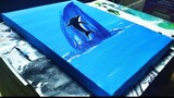Cara melukis lumba-lumba | Dolphin acrylic painting