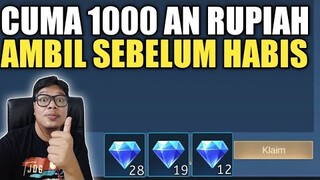 CEPAT AMBIL !! CUMA 1000 RUPIAH BISA TUKER DIAMOND ! SEBELUM HABIS