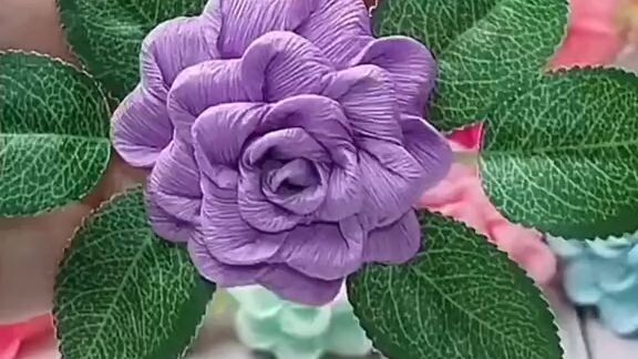 making flower