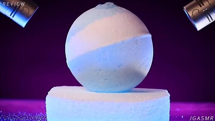 [JG Sleep Aid] Bath Bomb Dissolving Bubble Sounds | Effervescent Tablets | Ice Cube Clinks | No Voic