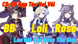 [Genshin Impact ] Thử CO-OP Trúng Ngay Đại Gia, Cùng Nhau Lùa Hết Các Boss Thế Giới Với Waifu Jean