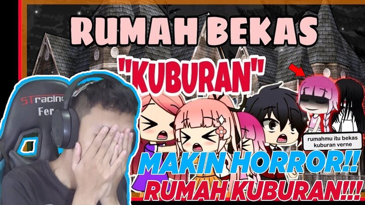 RUMAH BEKAS KUBURAN!!!! (Deviska DS) - Reaction Gacha Life Indonesia