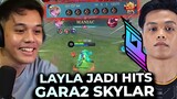 EFEK SKYLAR Pake Layla Di Tournament Dunia!! Sekali Coba Langsung Maniac BOSS!! - Mobile Legends