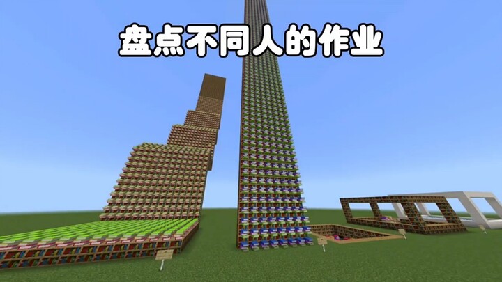 Mengevaluasi pekerjaan rumah dari berbagai orang