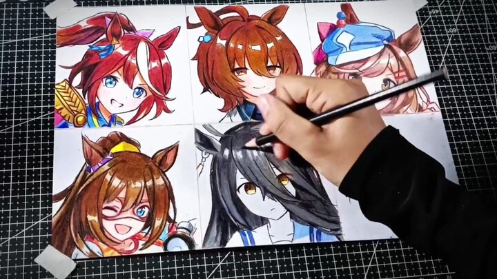 Coloring Manhattan cafe dari Uma musume [ Simple art ] (≧▽≦)🍫