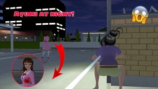 Ayumi Doing At Night! 😰 | Horror Sakura School Simulator