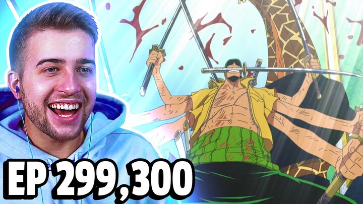 DEMON GOD ZORO DESTROYS KAKU! !One Piece Episode 299 & 300 REACTION + REVIEW!