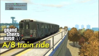 A/8 (Green) Line Subway Train Ride | GTA IV