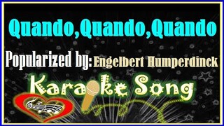 Quando,Quando,Quando Karaoke Version by Engelbert Humperdinck- Minus One- Karaoke Cover