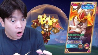 Review Skin Special Minotaur, Udah Kaya Iron Man?! - Mobile Legends