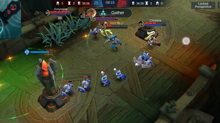 Mobile Legends: Gatotcaca and Odette GamePlay  Connection