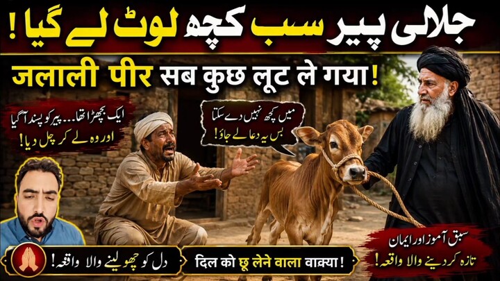 جلالی پیر سب کچھ لوٹ لے گیا! | एक बछड़ा पसंद आया और पीर ने घर ले गया | दिल छू लेने वाला वाकया